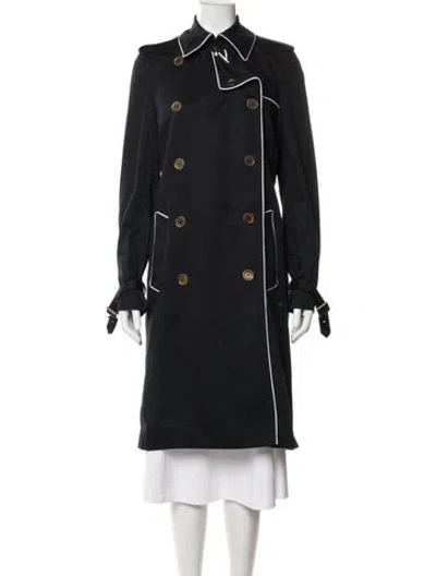 Pre-owned Burberry Trench Coat In Black