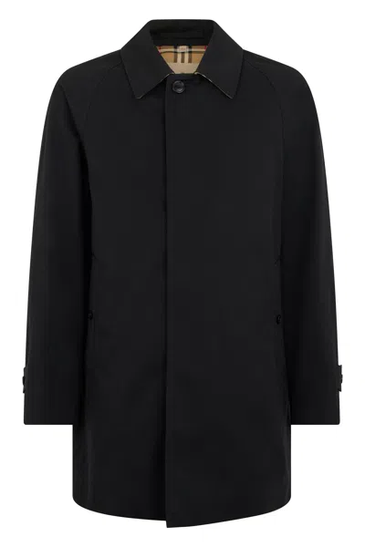 Burberry Classic Short Trench Jacket For Men In Black