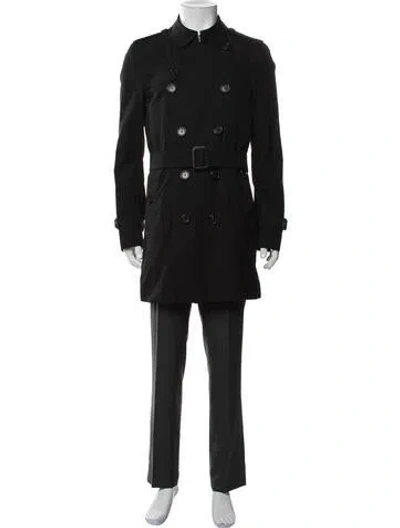 Pre-owned Burberry Trench Coat In Black