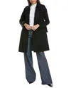 Burberry Kensington Hooded Trench Coat In Black