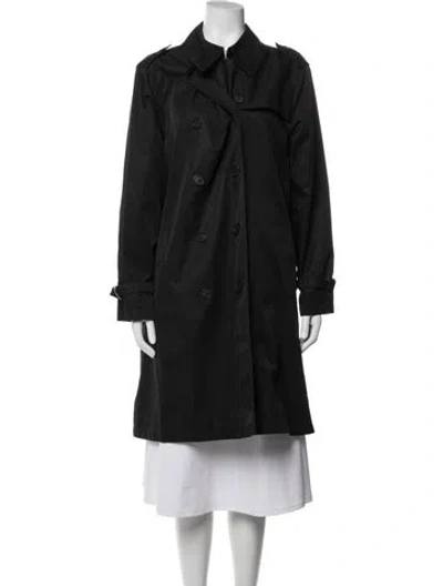 Pre-owned Burberry Trench Coat In Blue