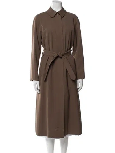 Pre-owned Burberry Trench Coat In Brown