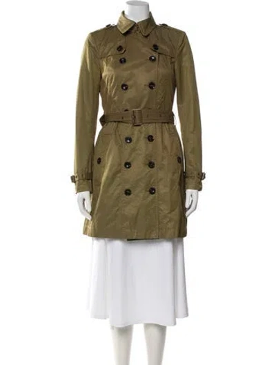 Pre-owned Burberry Trench Coat In Brown