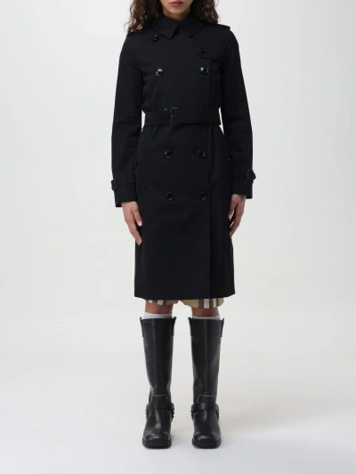 Burberry Trench Coat  Woman In Black