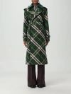 BURBERRY TRENCH COAT BURBERRY WOMAN COLOR GREEN,F26034012