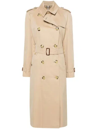 Burberry Trench Coat Clothing In Brown