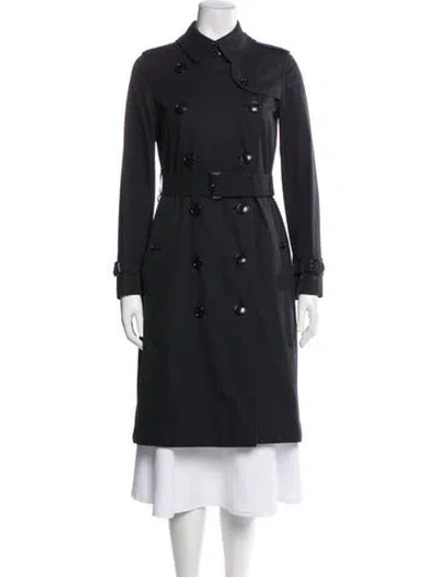 Pre-owned Burberry Trench Coat In Gray