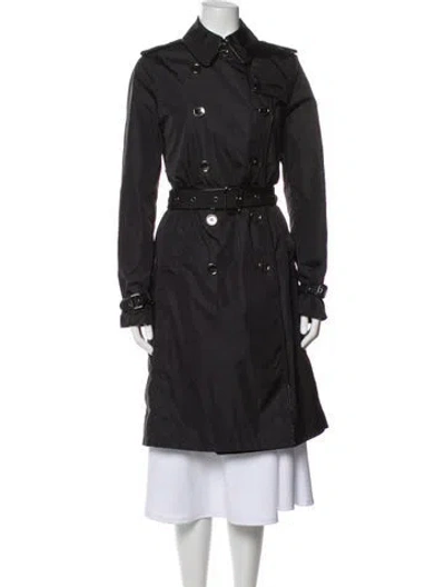 Pre-owned Burberry Trench Coat In Gray