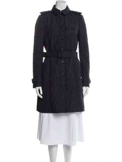 Pre-owned Burberry Trench Coat In Gray