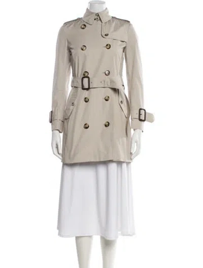Pre-owned Burberry Trench Coat In Neutral