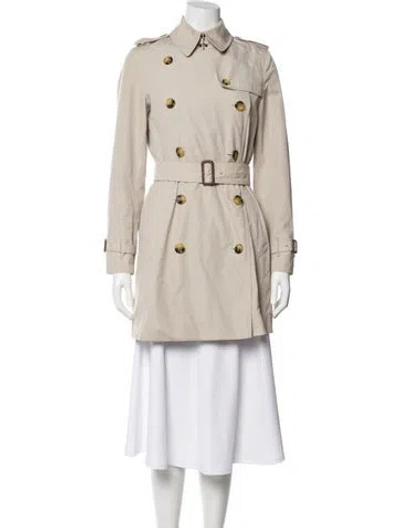 Pre-owned Burberry Trench Coat In Neutral