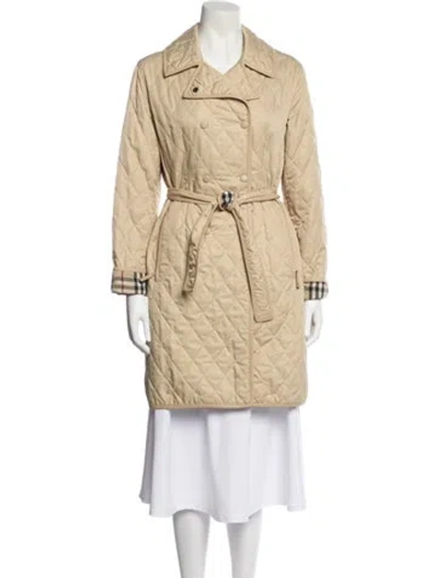Pre-owned Burberry Trench Coat In Neutral