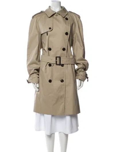Pre-owned Burberry Trench Coat In Neutral