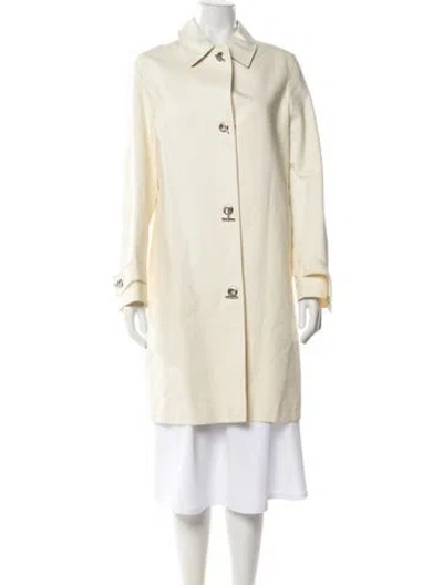 Pre-owned Burberry Trench Coat In Neutral