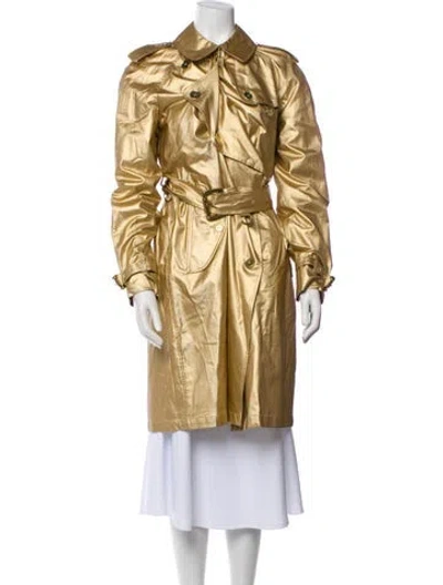 Pre-owned Burberry Trench Coat In Neutral