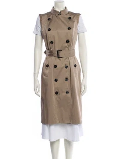 Pre-owned Burberry Trench Coat In Neutral
