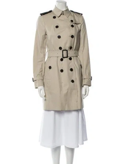 Pre-owned Burberry Trench Coat In Neutral