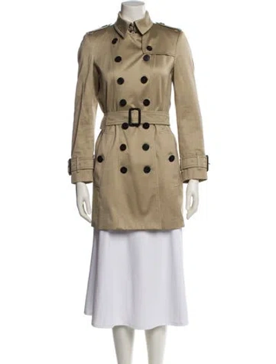 Pre-owned Burberry Trench Coat In Neutral