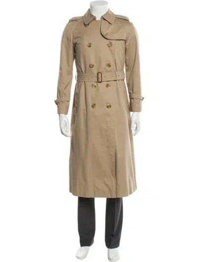 Pre-owned Burberry Trench Coat In Neutral