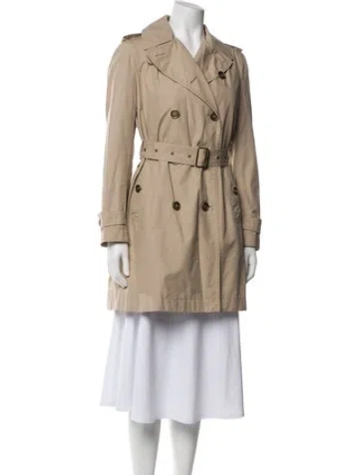 Pre-owned Burberry Trench Coat In Neutral