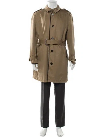 Pre-owned Burberry Trench Coat In Neutral