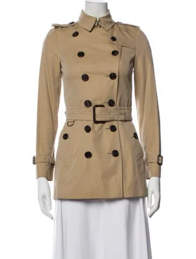 Pre-owned Burberry Trench Coat In Neutral