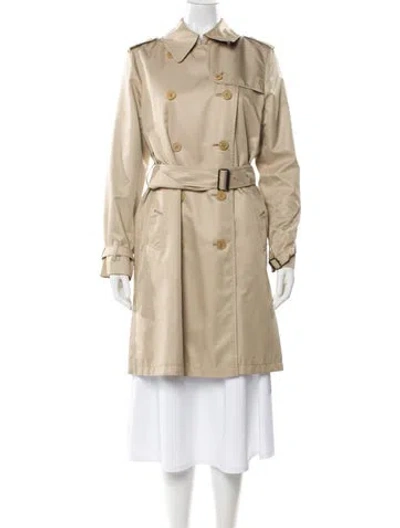 Pre-owned Burberry Trench Coat In Neutral