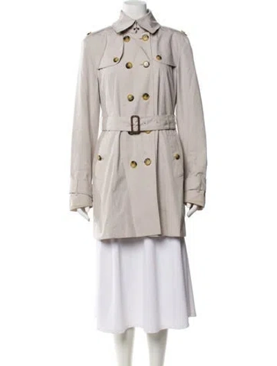 Pre-owned Burberry Trench Coat In Neutral