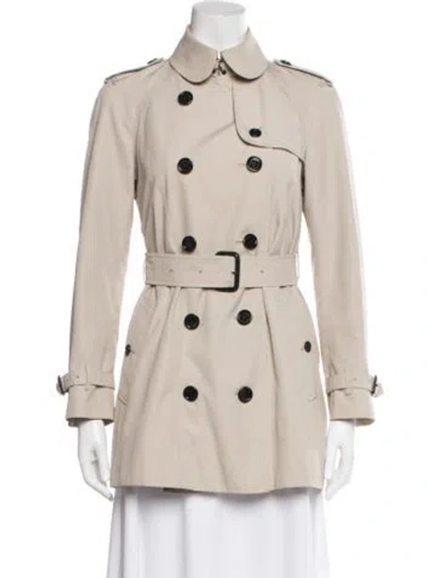 Pre-owned Burberry Trench Coat In Neutral