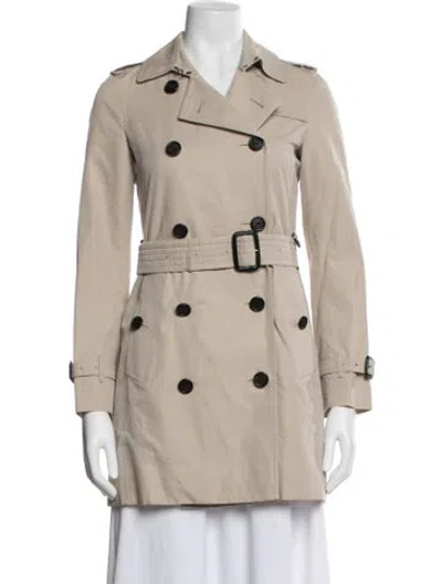 Pre-owned Burberry Trench Coat In Neutral