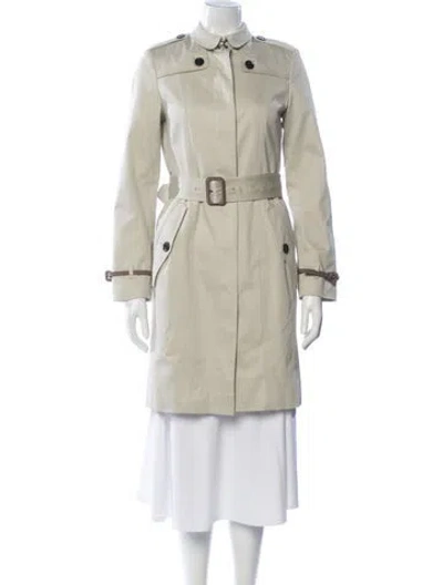 Pre-owned Burberry Trench Coat In Neutral