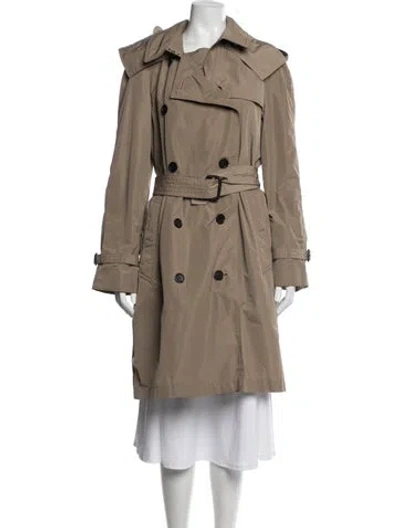 Pre-owned Burberry Trench Coat In Neutral