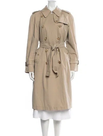 Pre-owned Burberry Trench Coat In Neutral