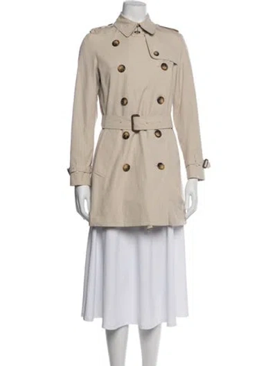 Pre-owned Burberry Trench Coat In Neutral