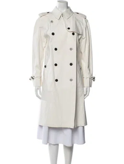 Pre-owned Burberry Trench Coat In Neutral