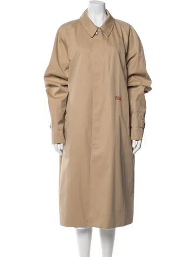 Pre-owned Burberry Trench Coat In Neutral