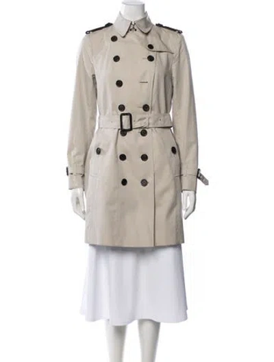 Pre-owned Burberry Trench Coat In Neutral