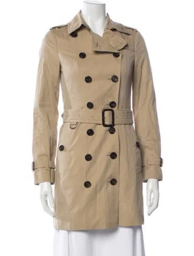Pre-owned Burberry Trench Coat In Neutral