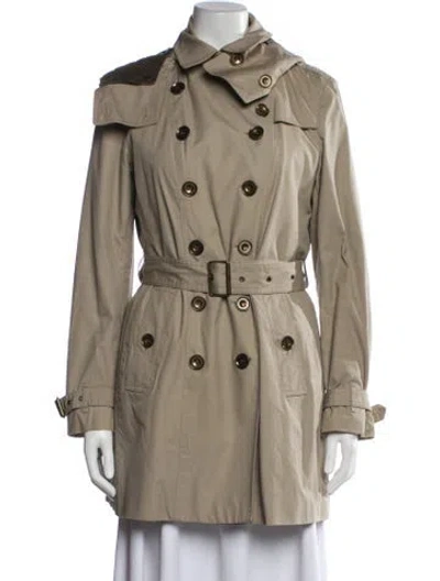 Pre-owned Burberry Trench Coat In Neutrals