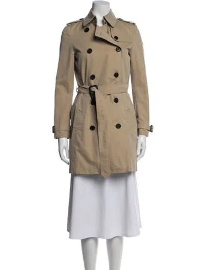 Pre-owned Burberry Trench Coat In Neutrals