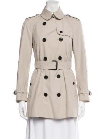 Pre-owned Burberry Trench Coat In Neutrals