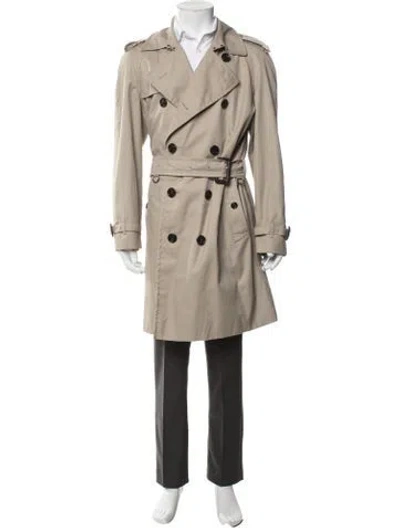 Pre-owned Burberry Trench Coat In Neutrals