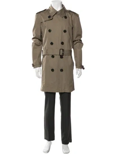 Pre-owned Burberry Trench Coat In Neutrals