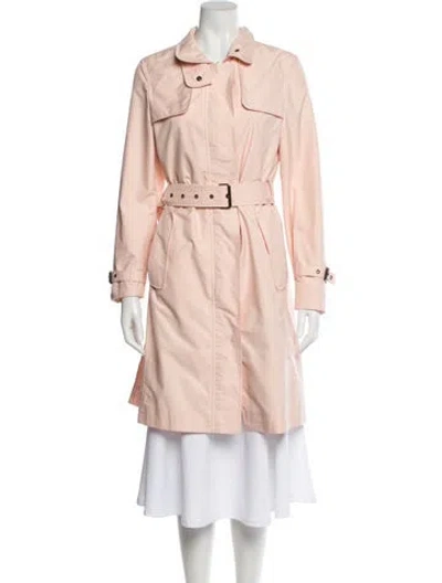 Pre-owned Burberry Trench Coat In Pink