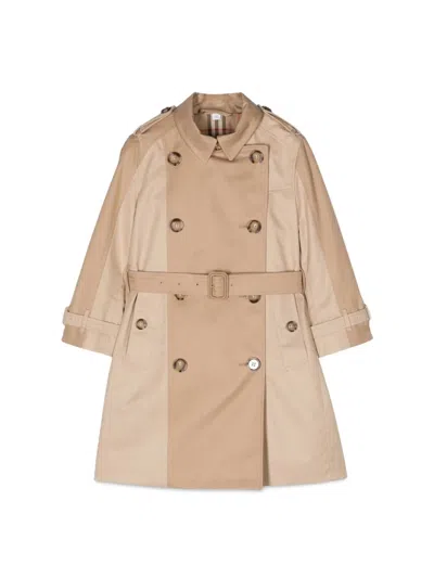 Burberry Trench Coat With Anais Belt In Burgundy