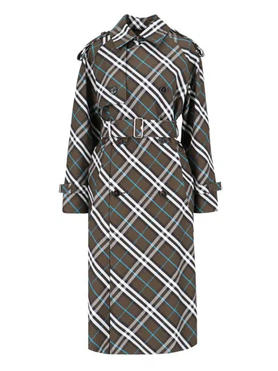 Burberry Trench Coats In Black
