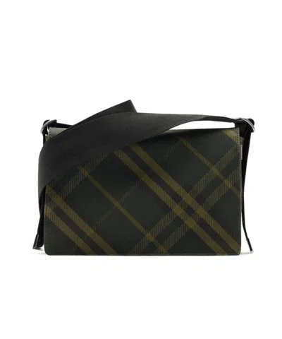 Burberry Trench Crossbody Bag In Black