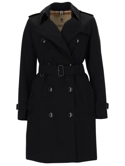 Burberry Jacket Featuring Epaulettes And Storm Flap In Black