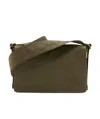 Burberry Trench Gabardine Crossbody Bag In Green