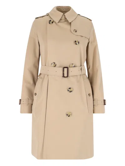Burberry Trench "heritage Kensington" In Brown